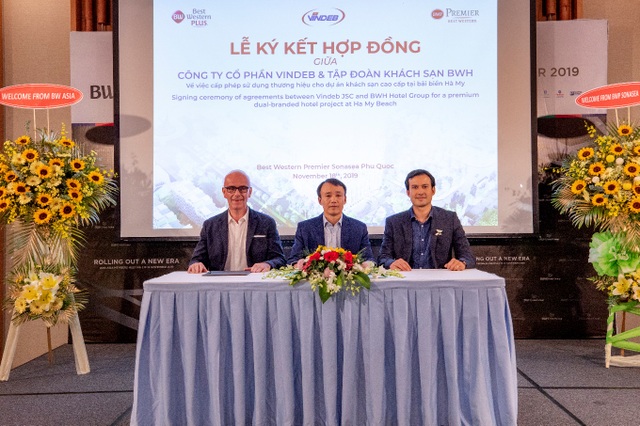 Tập đoàn BEST WESTERN và Công ty cổ phần VINDEB ký kết hợp đồng hợp tác Dự án khách sạn cao cấp tại bãi biển Hà My - 1 Tập đoàn BEST WESTERN và Công ty cổ phần VINDEB ký kết hợp đồng hợp tác Dự án khách sạn cao cấp tại bãi biển Hà My - 1