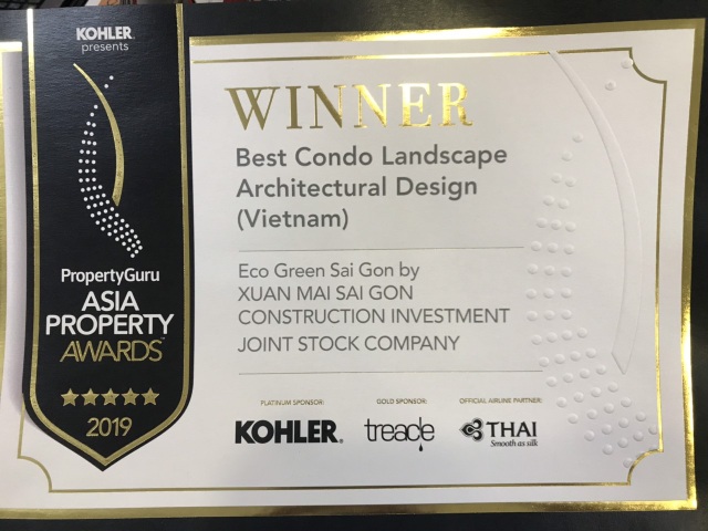 Eco Green Saigon được vinh danh tại PropertyGuru Asia Property Awards 2019 - 1 Eco Green Saigon được vinh danh tại PropertyGuru Asia Property Awards 2019 - 1