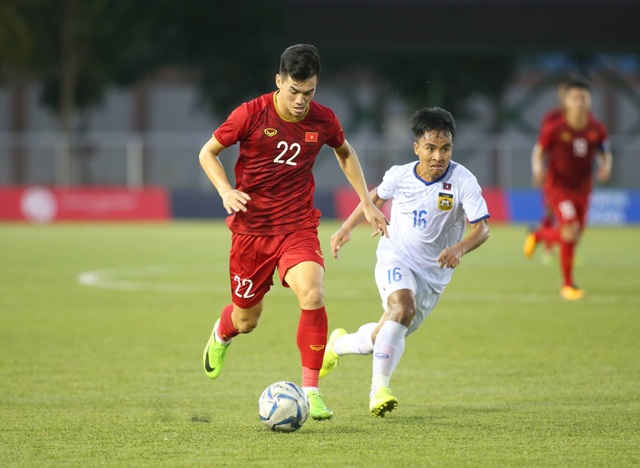 U22 Việt Nam 6-1 U22 Lào: Cú hattrick của Tiến Linh - 6