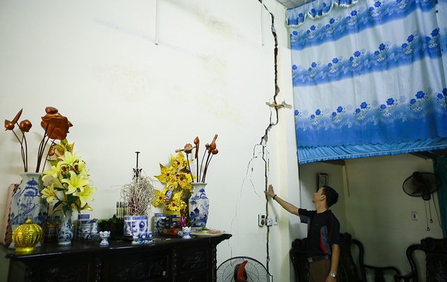 Thi công dự án cống hóa gây nứt nhà, người dân phải sơ tán - 1 Thi công dự án cống hóa gây nứt nhà, người dân phải sơ tán - 1