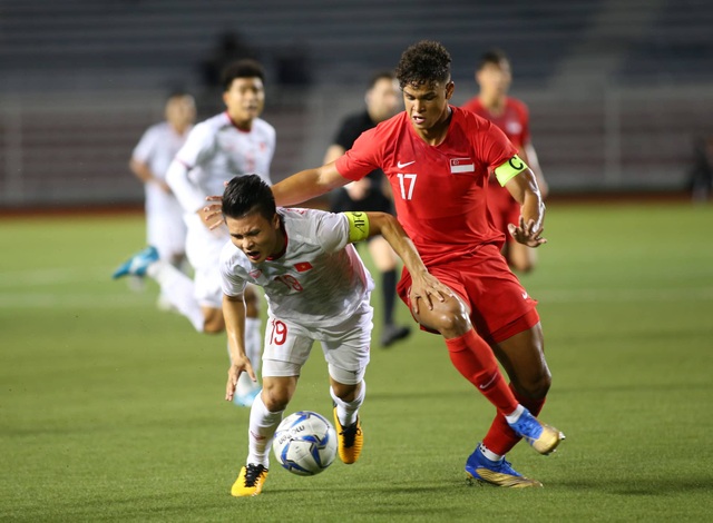 U22 Việt Nam 1-0 U22 Singapore: Đức Chinh ghi bàn quý giá - 15