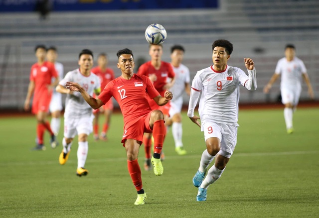 U22 Việt Nam 1-0 U22 Singapore: Đức Chinh ghi bàn quý giá - 19