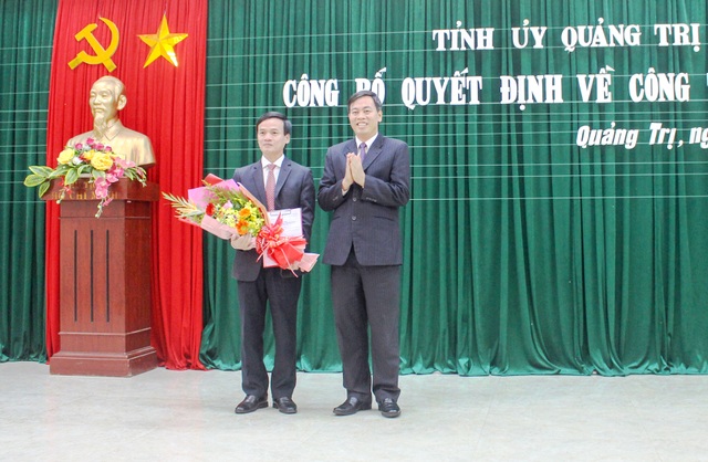 Quảng Trị bổ nhiệm Chánh Văn phòng UBND tỉnh sau 3 tháng “trống ghế”