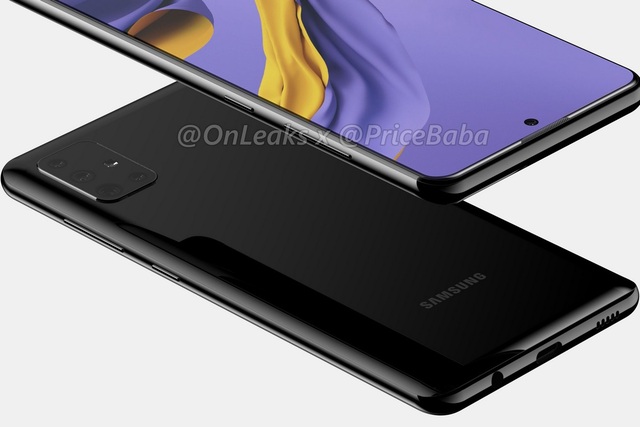 Rò rỉ hình ảnh Samsung Galaxy A51 với mặt trước giống Note 10 - 3 Rò rỉ hình ảnh Samsung Galaxy A51 với mặt trước giống Note 10 - 3