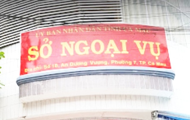 Thống nhất giải thể Sở Ngoại vụ Cà Mau