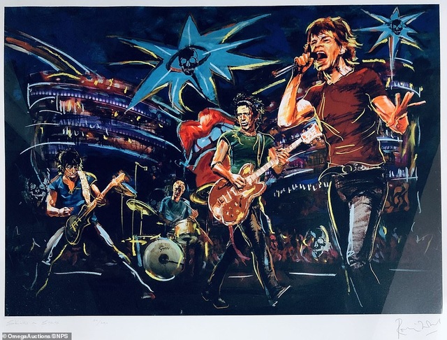 Sửng sốt trước tài năng hội họa của rocker nhóm Rolling Stones - Ảnh minh hoạ 2