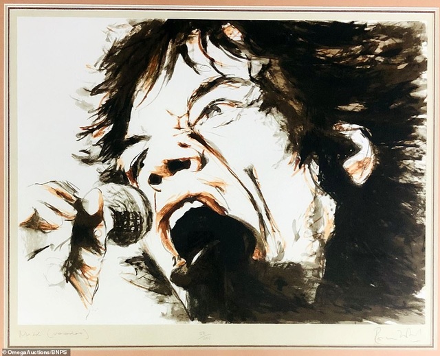 Sửng sốt trước tài năng hội họa của rocker nhóm Rolling Stones - Ảnh minh hoạ 3