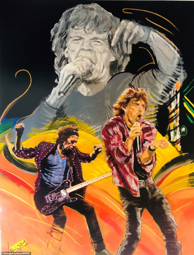 Sửng sốt trước tài năng hội họa của rocker nhóm Rolling Stones - Ảnh minh hoạ 9