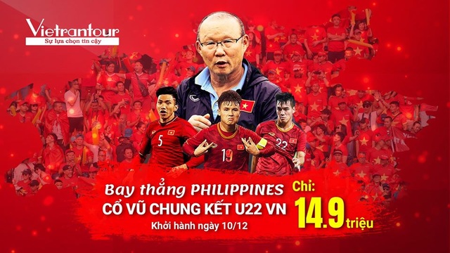 Vietrantour: Cháy tour Manila rinh cúp vàng Sea Games cùng Tuyển Việt Nam - 1