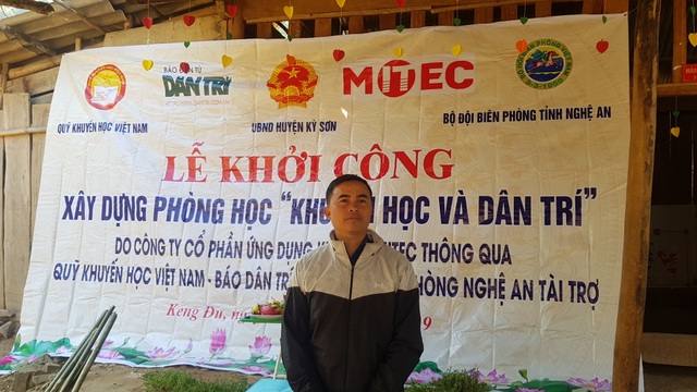 Báo Dân trí khởi công xây dựng trường Mầm non sát biên giới Việt - Lào - 3 Báo Dân trí khởi công xây dựng trường Mầm non sát biên giới Việt - Lào - 3