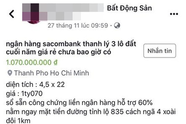 Ôm hận vì mắc bẫy quả lừa bán đất ngân hàng thanh lý - 2 Ôm hận vì mắc bẫy quả lừa bán đất ngân hàng thanh lý - 2