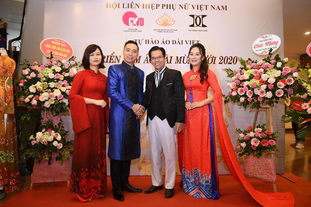 NTK Đỗ Trịnh Hoài Nam giới thiệu áo dài dát vàng đính 110 viên kim cương - 6 NTK Đỗ Trịnh Hoài Nam giới thiệu áo dài dát vàng đính 110 viên kim cương - 6