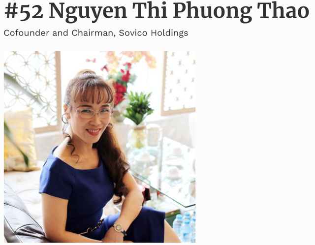 2,7 tỷ USD trong tay, bà Nguyễn Thị Phương Thảo vào top “quyền lực nhất thế giới” - 1