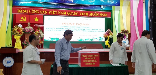 Ngành y tế góp sức xây dựng bệnh xá trên đảo Nam Yết - 1 Ngành y tế góp sức xây dựng bệnh xá trên đảo Nam Yết - 1