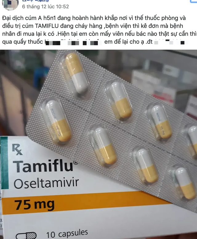 Cúm A gia tăng, nhiều người “săn lùng” thuốc cúm Tamiflu đẩy giá lên cao - 1