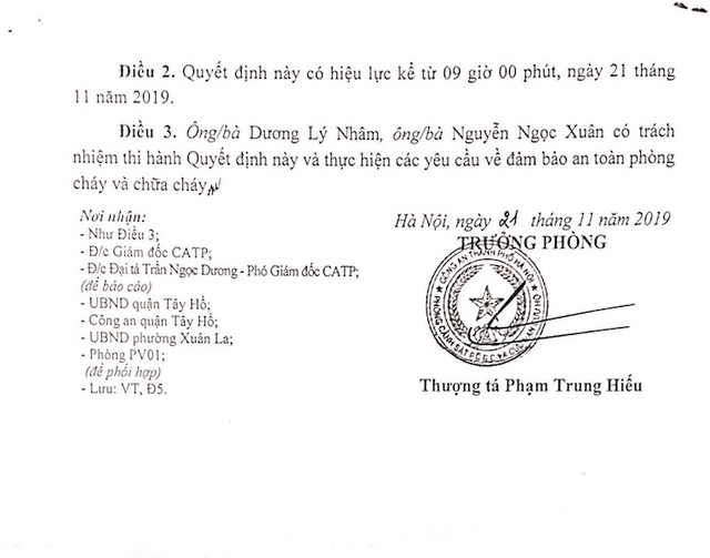 Toà chung cư đỏ đơn kêu cứu giữa thủ đô: “Tối hậu thư” từ cảnh sát phòng cháy, chữa cháy! - 2 Toà chung cư đỏ đơn kêu cứu giữa thủ đô: “Tối hậu thư” từ cảnh sát phòng cháy, chữa cháy! - 2