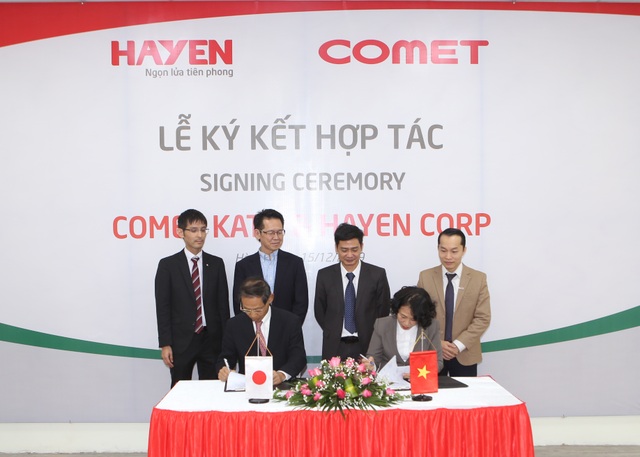 Lễ ký kết thỏa thuận hợp tác chiến lược giữa Hà Yến (Việt Nam) và Comet Kato (Nhật Bản) - 1 Lễ ký kết thỏa thuận hợp tác chiến lược giữa Hà Yến (Việt Nam) và Comet Kato (Nhật Bản) - 1