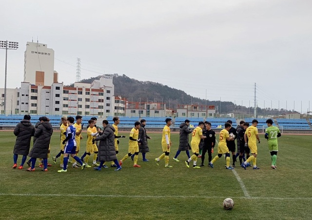 U23 Việt Nam thắng đội hạng Ba Hàn Quốc trước ngày về nước - 2