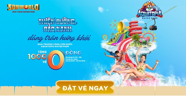 Công viên nước hiện đại nhất Việt Nam tặng 1.000 vé dịp khai trương - 1 Công viên nước hiện đại nhất Việt Nam tặng 1.000 vé dịp khai trương - 1
