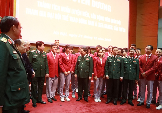 Bộ Quốc phòng tuyên dương quân nhân đạt thành tích cao tại SEA Games 30