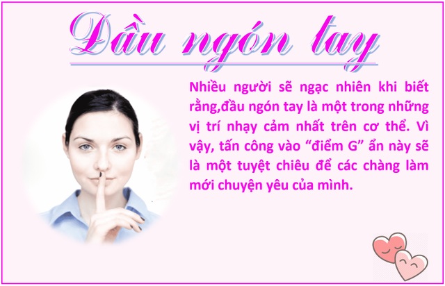 Bất ngờ với những “điểm G” bí ẩn trên cơ thể phụ nữ - 8 Bất ngờ với những “điểm G” bí ẩn trên cơ thể phụ nữ - 8