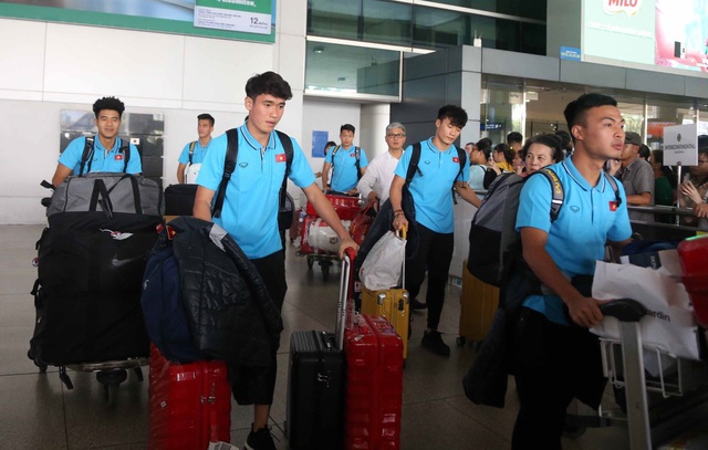 U23 Việt Nam về đến TPHCM sau chuyến tập huấn tại Hàn Quốc