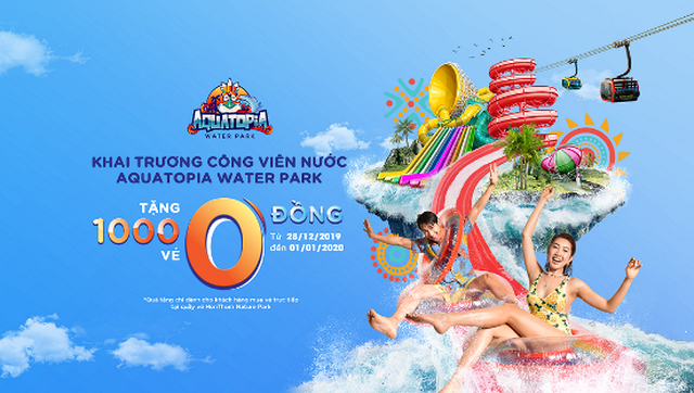 Công viên nước mới toanh ở Phú Quốc tặng hàng nghìn vé cho khách đi cáp treo - 1