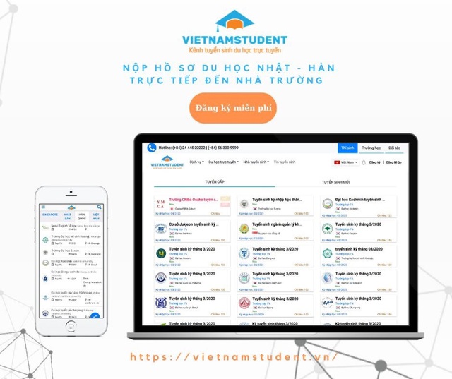 Kênh tuyển sinh và nộp hồ sơ du học trực tuyến Vietnamstudent - Mô hình hoạt động du học kiểu mới dành cho thế hệ tương lai - 1