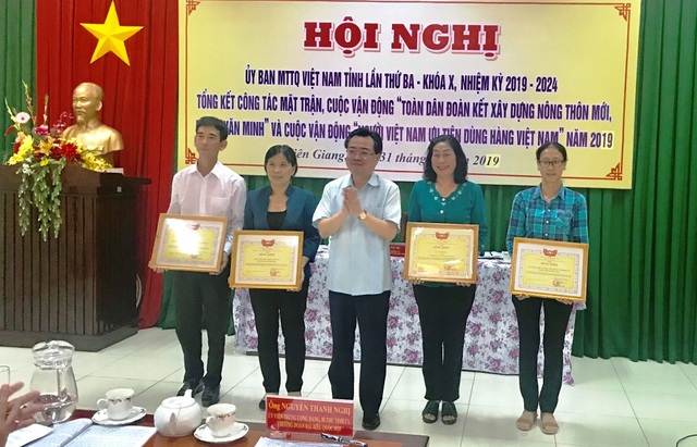 Tổng kết công tác Mặt trận Kiên Giang 2019