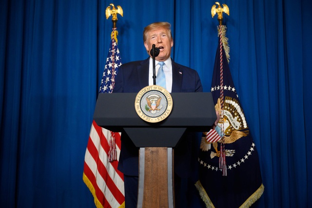 Ông Trump lý giải về quyết định giết tướng Iran - 1 Ông Trump lý giải về quyết định giết tướng Iran - 1