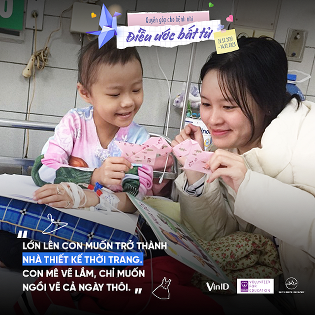 Cùng VinID gây quỹ “Điều ước bất tử” cho các em bệnh nhi ung thư dịp Tết - 2 Cùng VinID gây quỹ “Điều ước bất tử” cho các em bệnh nhi ung thư dịp Tết - 2
