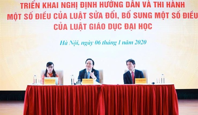 15/8 các trường đại học phải xong việc thành lập Hội đồng trường mới - 1