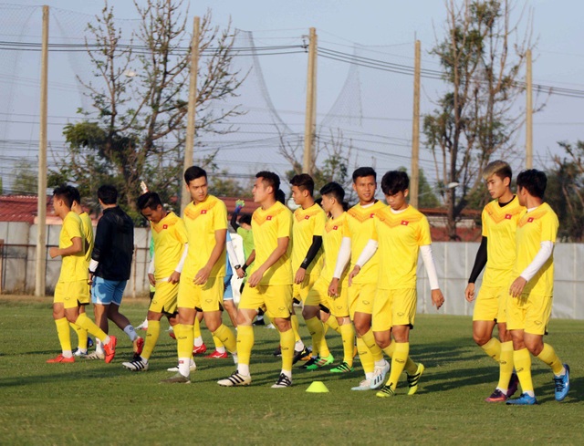 U23 Việt Nam hăng say luyện chiêu tủ chờ quyết đấu U23 UAE - Ảnh minh hoạ 4