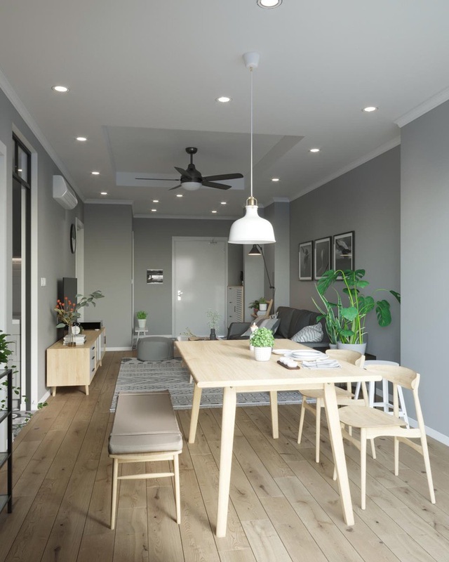 Căn hộ một phòng ngủ sở hữu gam màu xanh mát mẻ - 4 Căn hộ một phòng ngủ sở hữu gam màu xanh mát mẻ - 4