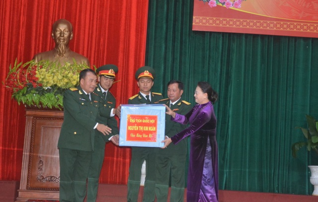 Chủ tịch Quốc hội chúc Tết Bộ chỉ huy Quân sự tỉnh Đắk Lắk - 2 Chủ tịch Quốc hội chúc Tết Bộ chỉ huy Quân sự tỉnh Đắk Lắk - 2