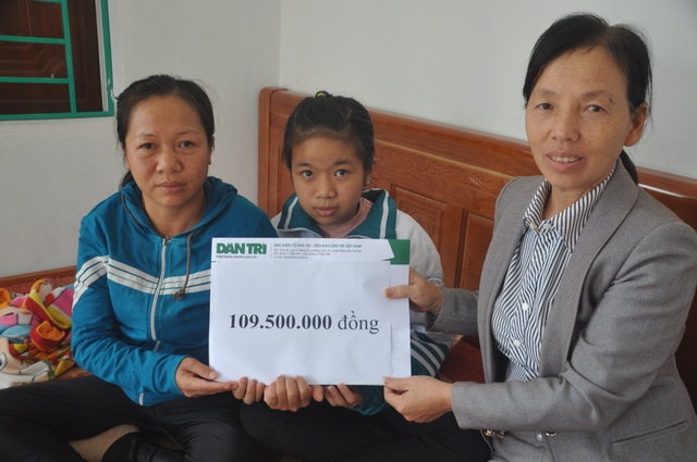 Bạn đọc Dân trí mang mùa xuân về tặng bé gái mồ côi cha chăm mẹ tai biến - 4 Bạn đọc Dân trí mang mùa xuân về tặng bé gái mồ côi cha chăm mẹ tai biến - 4