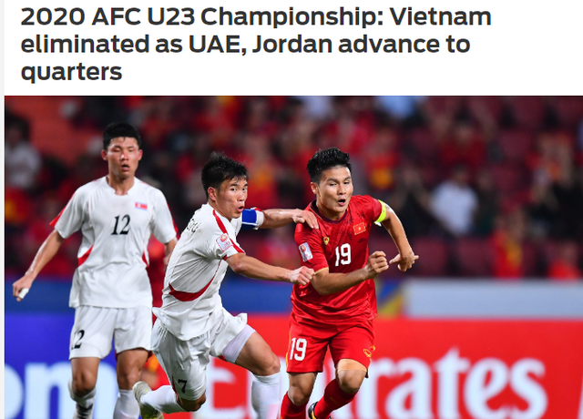 Báo châu Á: “U23 Việt Nam bị loại xứng đáng” - 2 Báo châu Á: “U23 Việt Nam bị loại xứng đáng” - 2