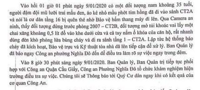 Ở chung cư “xịn, dân vẫn phát hoảng cảnh người lạ đốt nhà, trộm cướp ghé thăm - 2 Ở chung cư “xịn, dân vẫn phát hoảng cảnh người lạ đốt nhà, trộm cướp ghé thăm - 2
