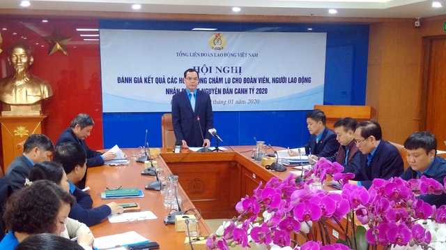 Dịp Tết 2020: Hơn 10,3 triệu lượt đoàn viên, người lao động được công đoàn hỗ trợ - 1 Dịp Tết 2020: Hơn 10,3 triệu lượt đoàn viên, người lao động được công đoàn hỗ trợ - 1