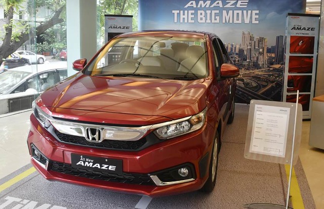 Honda Amaze có giá chỉ từ 198 triệu đồng tại Ấn Độ - 1