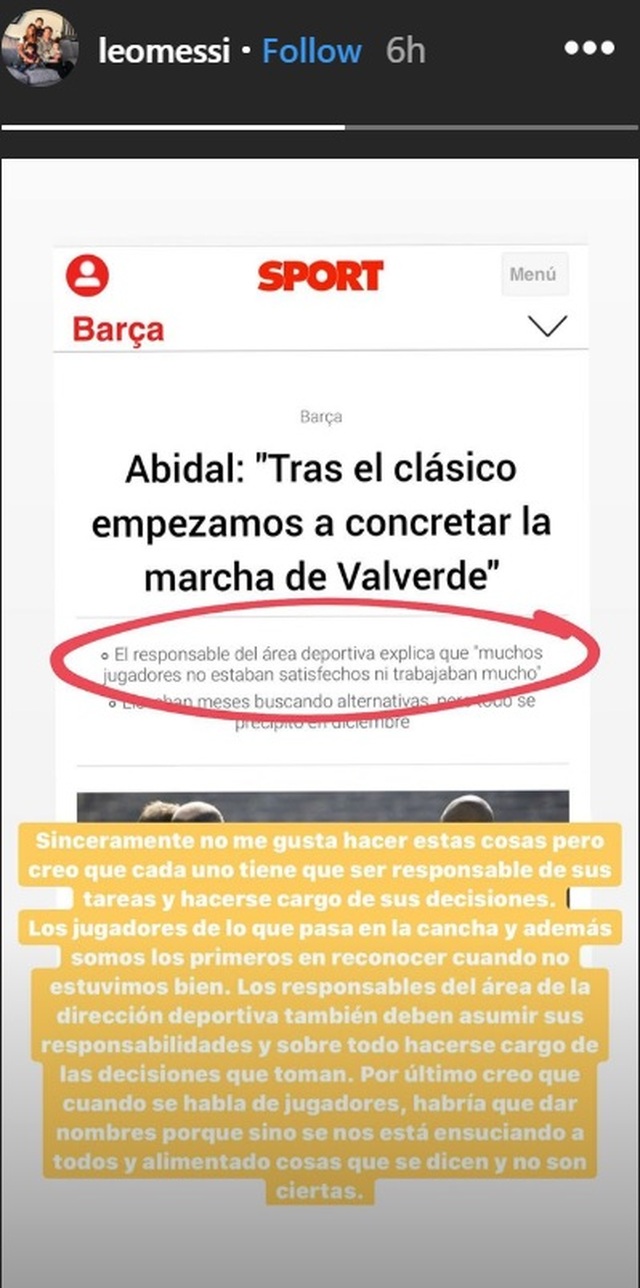 Messi công khai phản pháo sếp lớn, nội bộ Barcelona loạn? - Ảnh minh hoạ 2