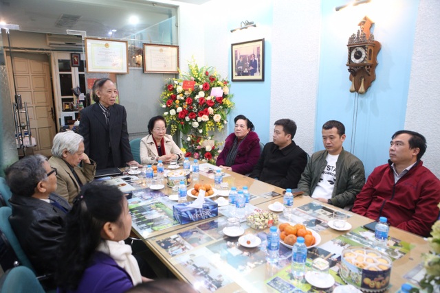 Chủ tịch Hội Khuyến học Việt Nam làm việc với báo Dân trí đầu Xuân mới - 2