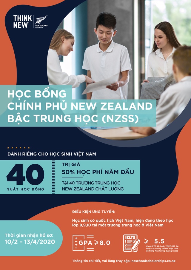 Học bổng Chính phủ New Zeland tổng trị giá 4,8 tỷ đồng cho học sinh Việt - 1