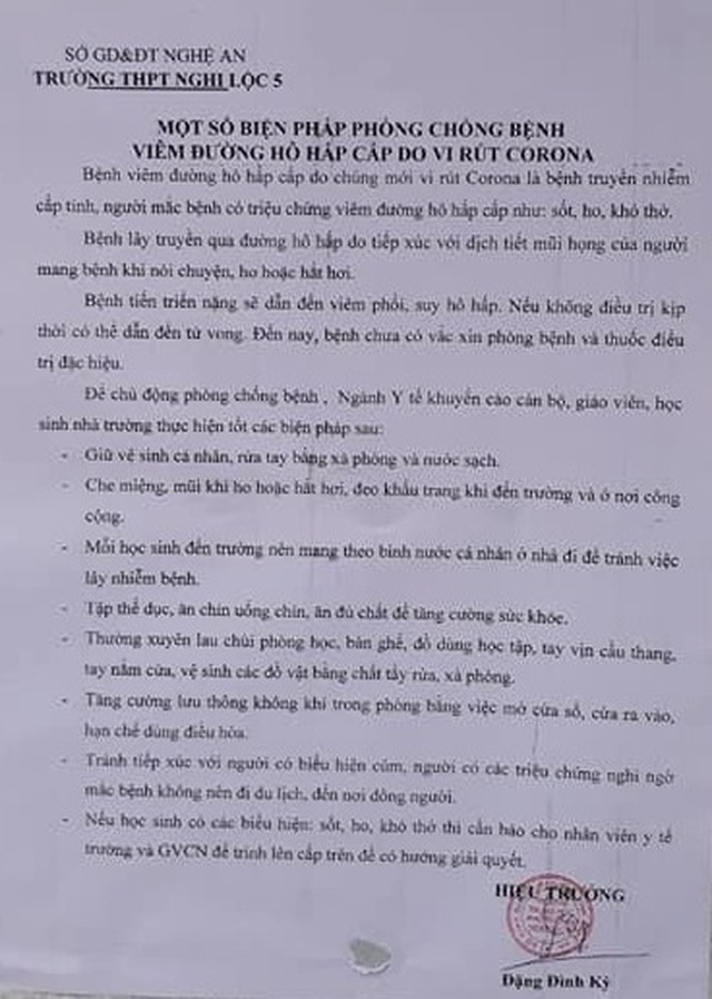 Nghệ An: Hàng trăm trường học phun thuốc khử trùng phòng chống virus Corona - 8 Nghệ An: Hàng trăm trường học phun thuốc khử trùng phòng chống virus Corona - 8
