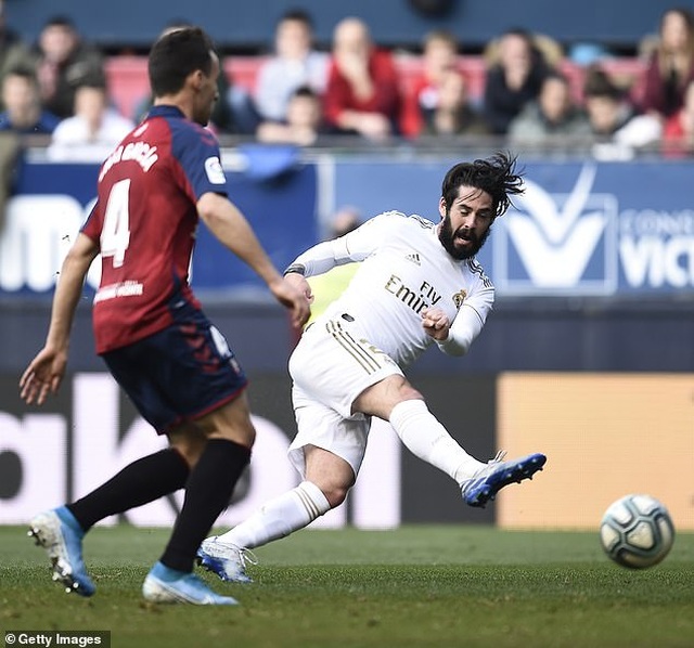Osasuna 1-4 Real Madrid: Đoàn quân HLV Zidane vững ngôi đầu - 5