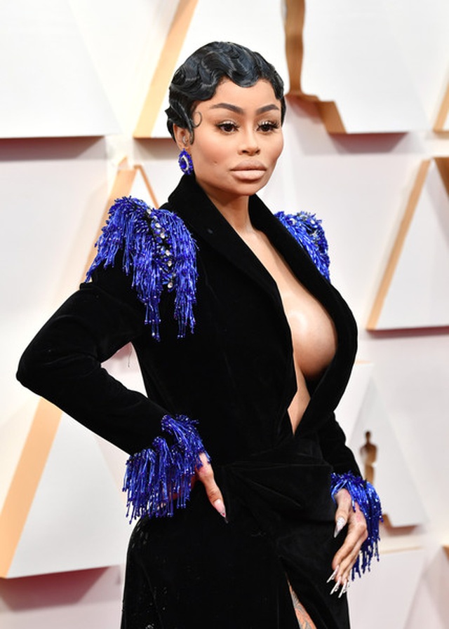 Vũ nữ thoát y Blac Chyna mặc táo bạo trên thảm đỏ Oscar - 7