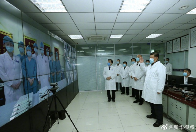 Ông Tập Cận Bình trực tiếp thị sát công tác chống dịch corona - 8 Ông Tập Cận Bình trực tiếp thị sát công tác chống dịch corona - 8
