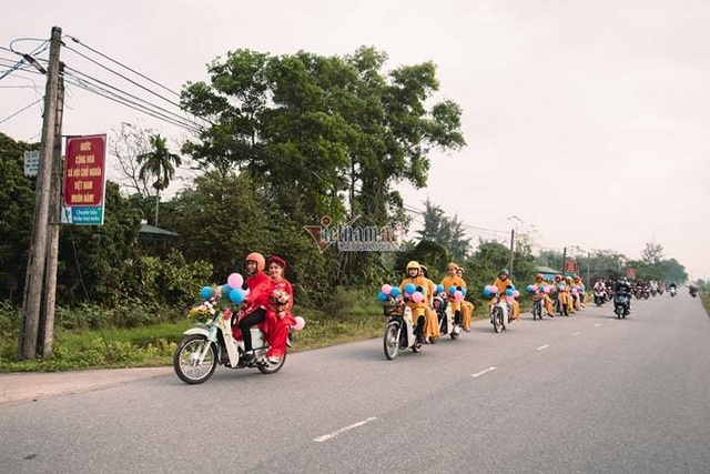 Chàng trai Quảng Trị đón dâu bằng loạt Honda Super Cub cũ cực chất - 7