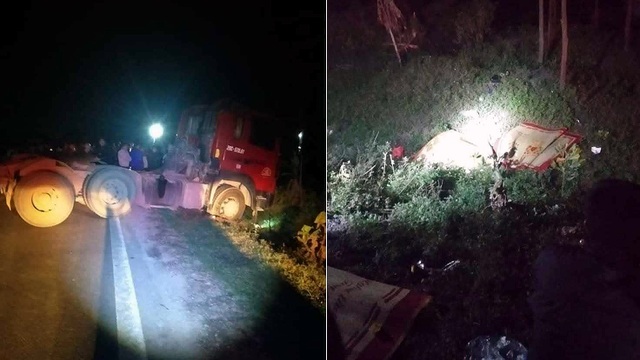 Hà Nội: Va chạm với xe đầu kéo, 3 người trong gia đình tử vong - 1 Hà Nội: Va chạm với xe đầu kéo, 3 người trong gia đình tử vong - 1