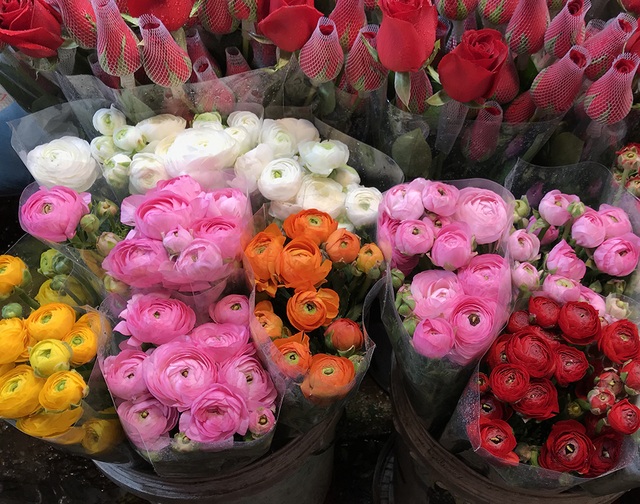 Chợ hoa đêm trước thềm Valentine: Giá hoa còn rẻ hơn dịp Tết - 6 Chợ hoa đêm trước thềm Valentine: Giá hoa còn rẻ hơn dịp Tết - 6